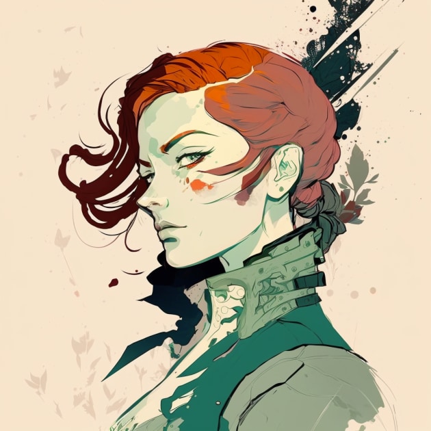 triss-merigold-art-style-of-kaethe-butcher