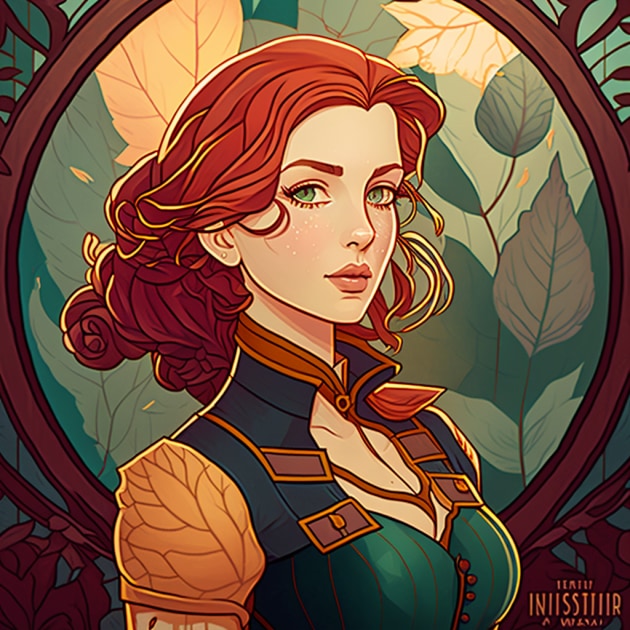 triss-merigold-art-style-of-kelly-vivanco