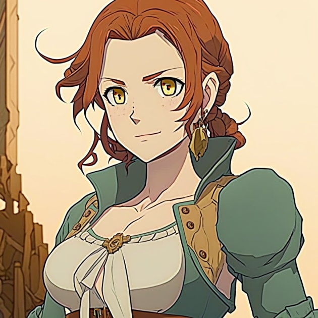 triss-merigold-art-style-of-mamoru-hosoda