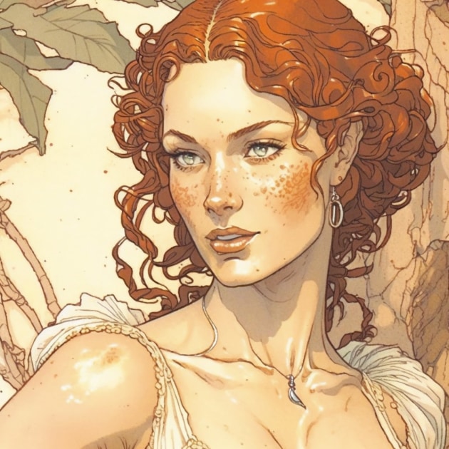 triss-merigold-art-style-of-milo-manara