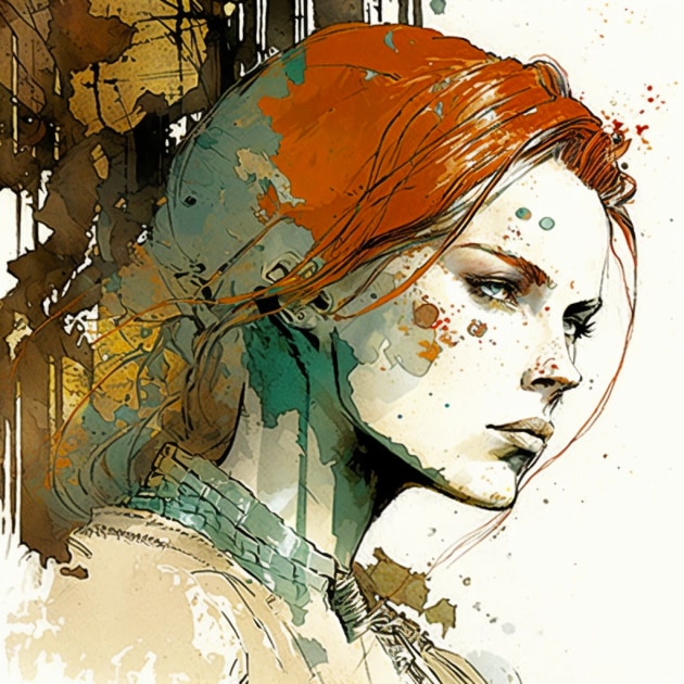 triss-merigold-art-style-of-sergio-toppi