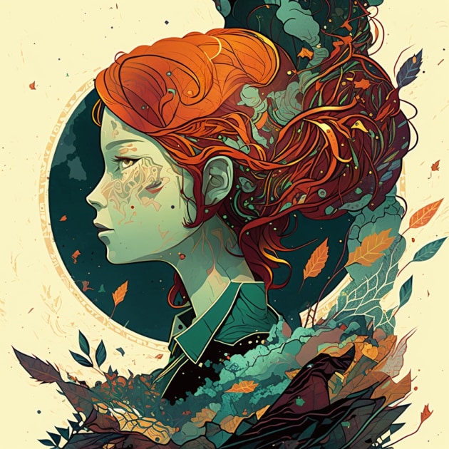 triss-merigold-art-style-of-victo-ngai