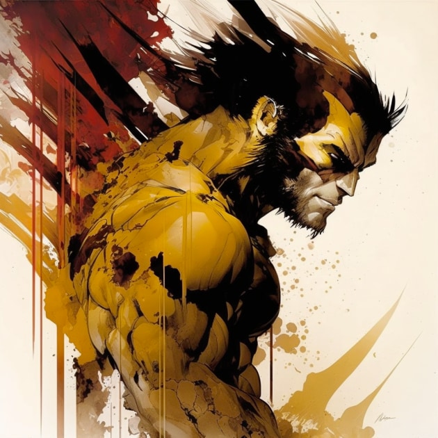 wolverine-art-style-of-yoshitaka-amano