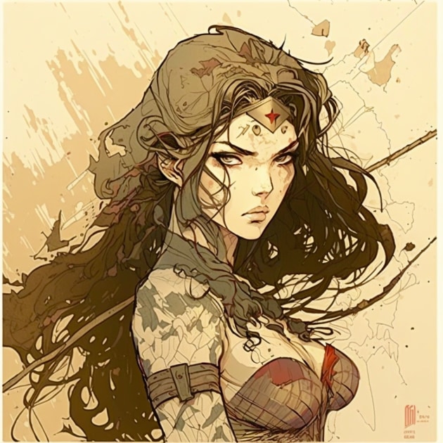 wonder-woman-art-style-of-aiartes