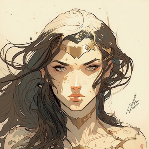 wonder-woman-art-style-of-aiartes