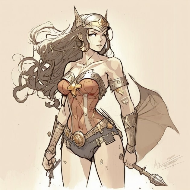 wonder-woman-art-style-of-akihiko-yoshida