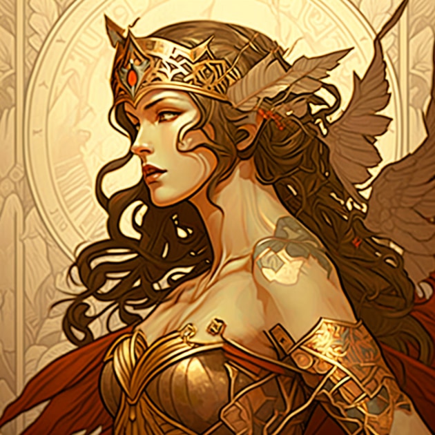 wonder-woman-art-style-of-alphonse-mucha