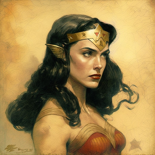 wonder-woman-art-style-of-bill-carman