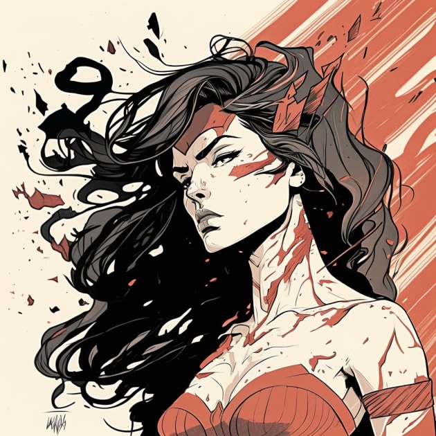 wonder-woman-art-style-of-kaethe-butcher