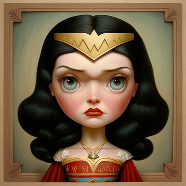 wonder-woman-art-style-of-mark-ryden