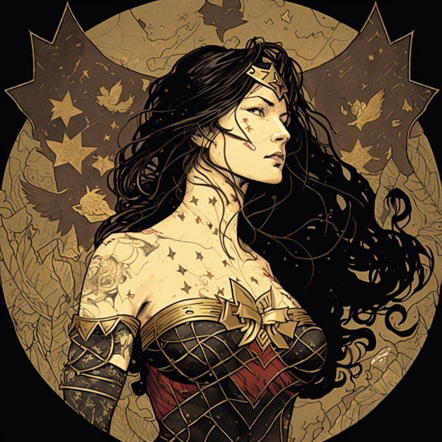 wonder-woman-art-style-of-masaaki-sasamoto