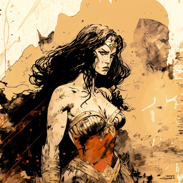 wonder-woman-art-style-of-sergio-toppi