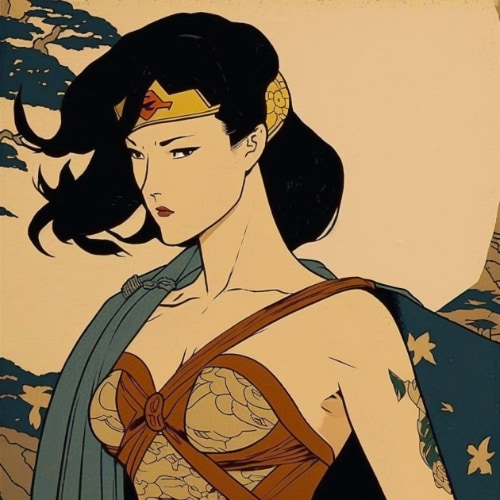 wonder-woman-art-style-of-toshio-saeki