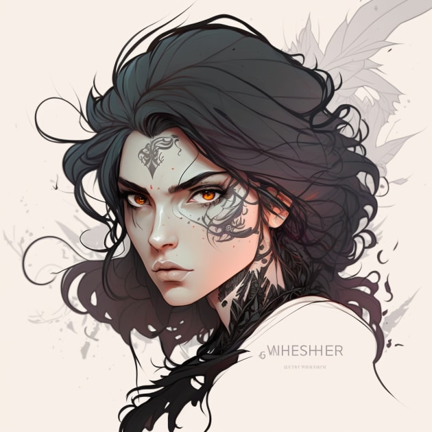 yennefer-art-style-of-aiartes