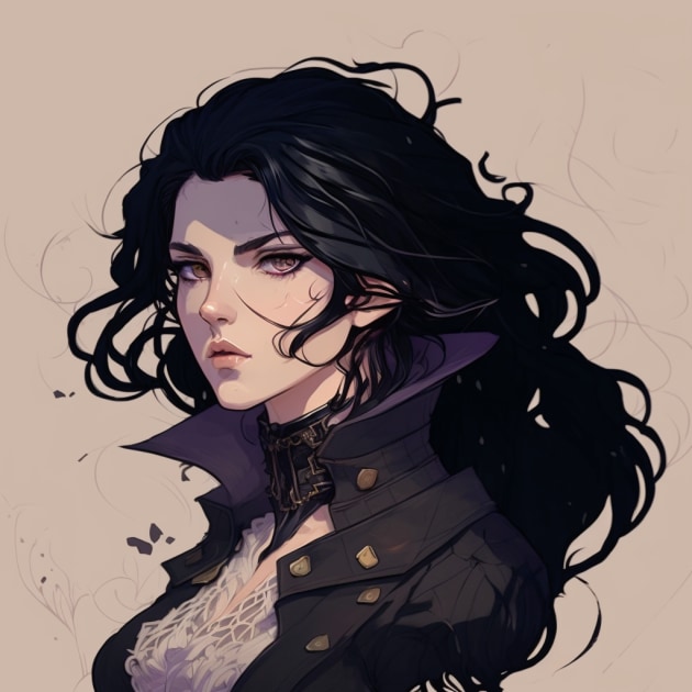 yennefer-art-style-of-mamoru-hosoda