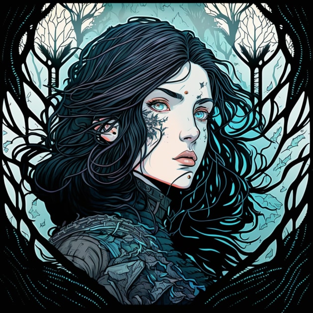 yennefer-art-style-of-shintaro-kago