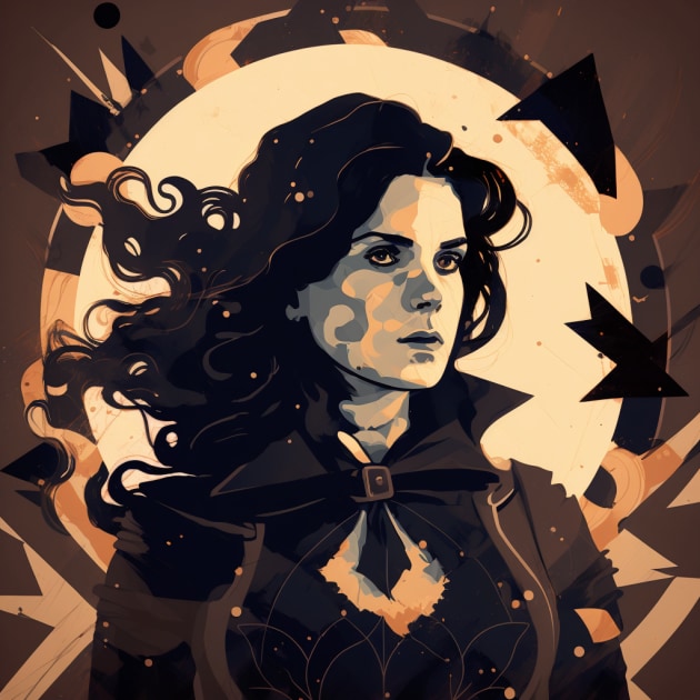 yennefer-art-style-of-aaron-douglas