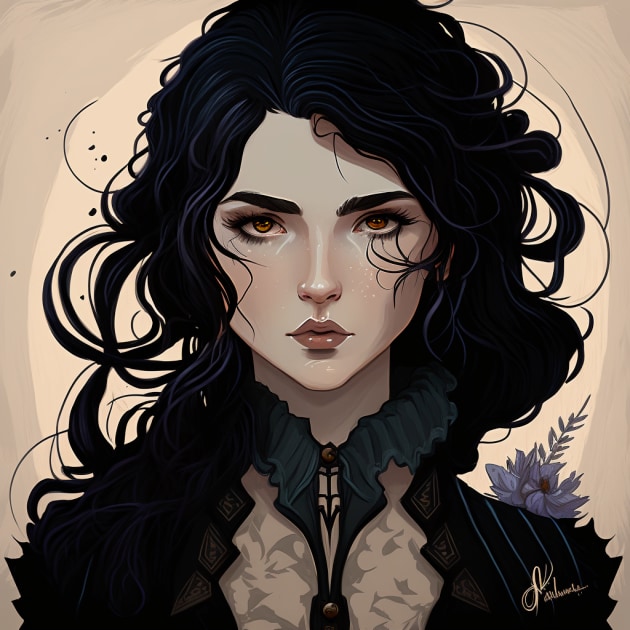 yennefer-art-style-of-amy-earles