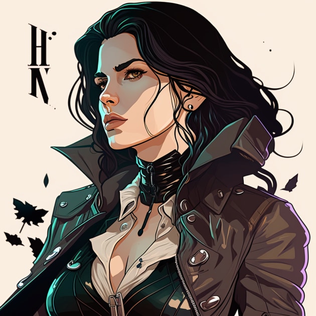 yennefer-art-style-of-asaf-hanuka