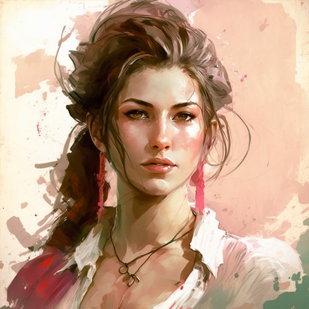 aerith-gainsborough-art-style-of-alex-maleev