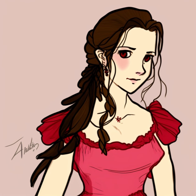 aerith-gainsborough-art-style-of-allie-brosh