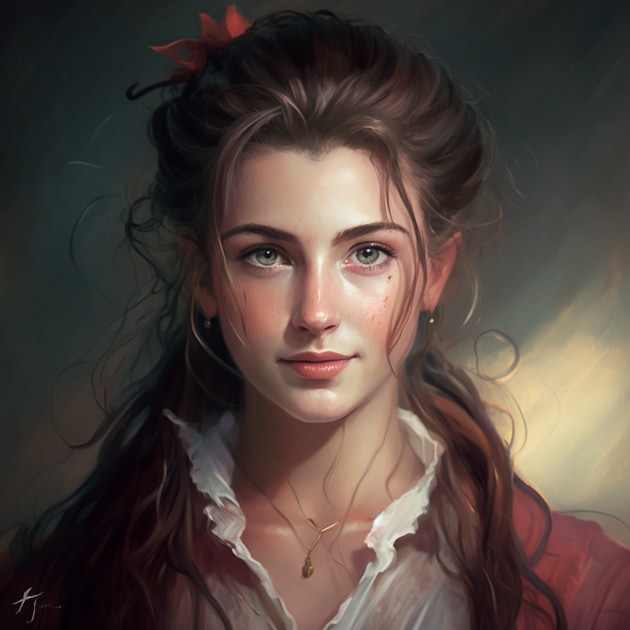 aerith-gainsborough-art-style-of-atey-ghailan