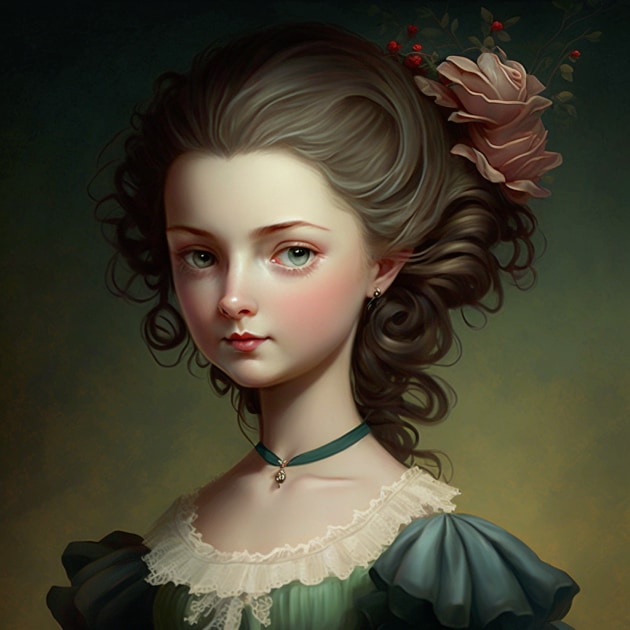 aerith-gainsborough-art-style-of-benjamin-lacombe