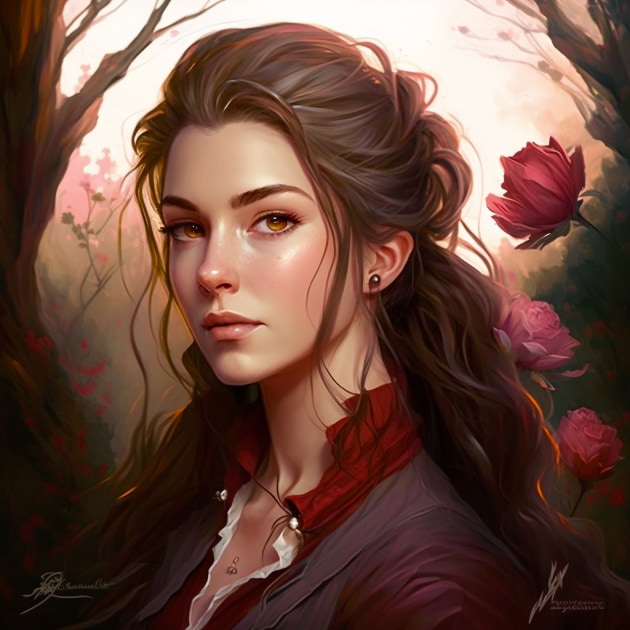 aerith-gainsborough-art-style-of-charlie-bowater