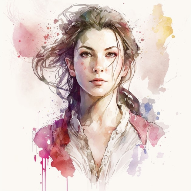 aerith-gainsborough-art-style-of-david-mack