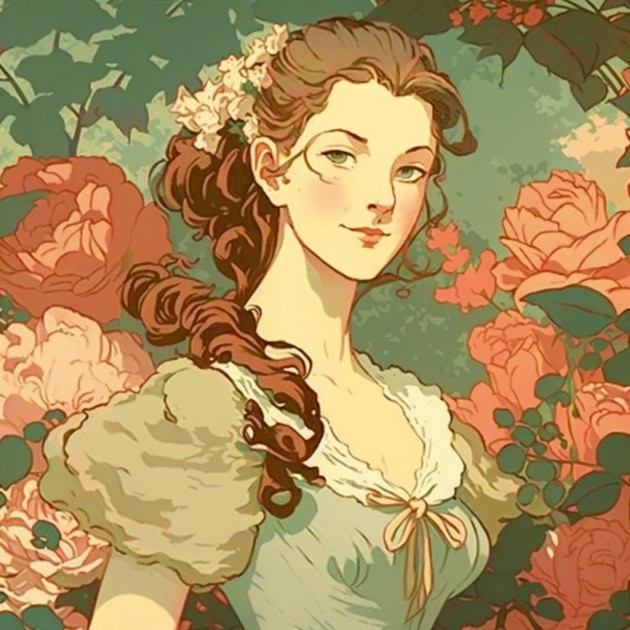 aerith-gainsborough-art-style-of-dorothy-lathrop