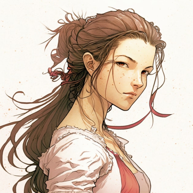 aerith-gainsborough-art-style-of-frank-quitely