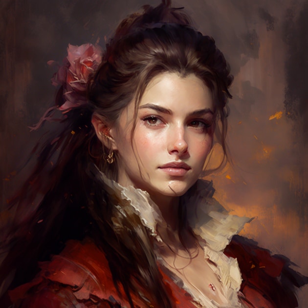 aerith-gainsborough-art-style-of-hans-makart