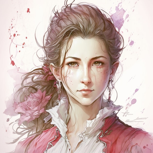 aerith-gainsborough-art-style-of-hirohiko-araki