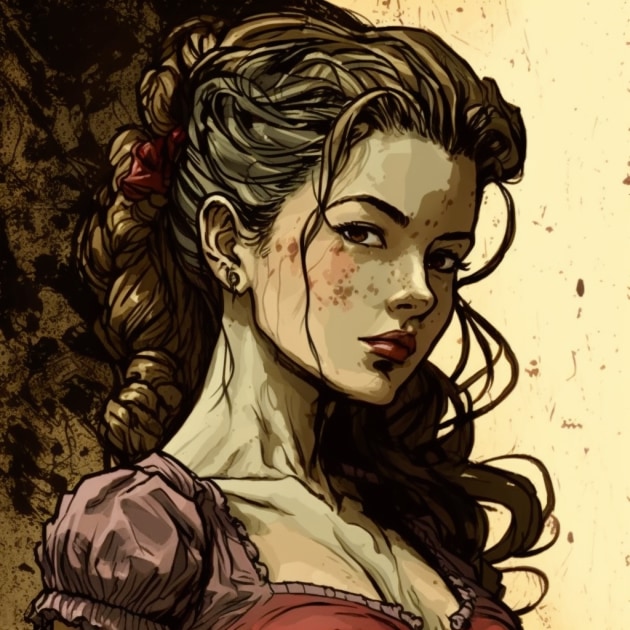 aerith-gainsborough-art-style-of-jack-kirby