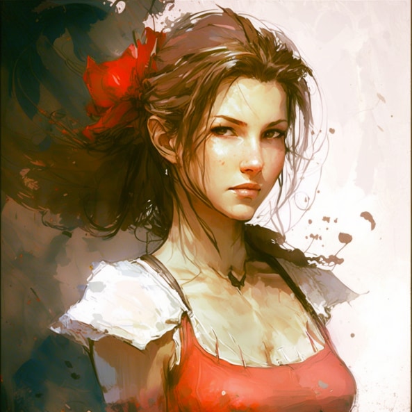 aerith-gainsborough-art-style-of-jeffrey-catherine-jones