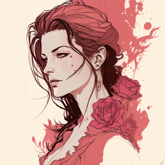 aerith-gainsborough-art-style-of-kaethe-butcher