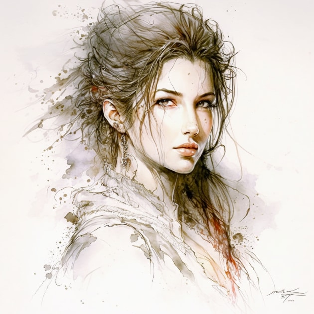 aerith-gainsborough-art-style-of-luis-royo