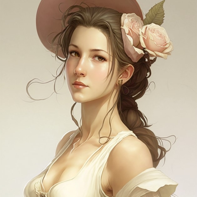 aerith-gainsborough-art-style-of-michael-parkes