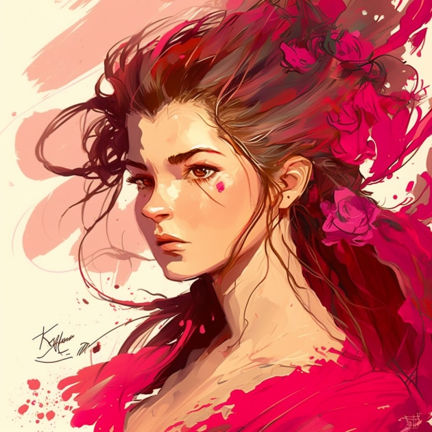 aerith-gainsborough-art-style-of-ralph-bakshi