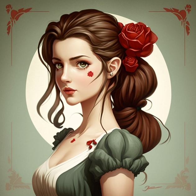 aerith-gainsborough-art-style-of-tara-mcpherson