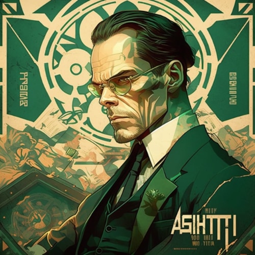agent-smith-art-style-of-alphonse-mucha