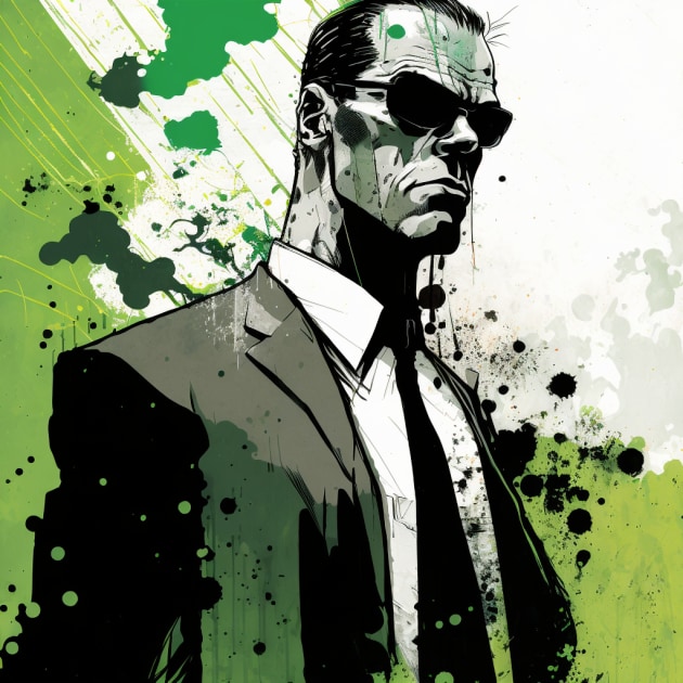 agent-smith-art-style-of-jim-mahfood