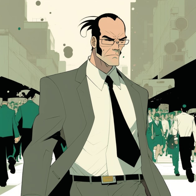 agent-smith-art-style-of-mamoru-hosoda