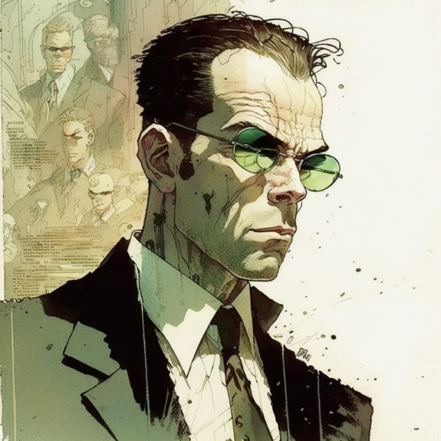 agent-smith-art-style-of-michael-kaluta