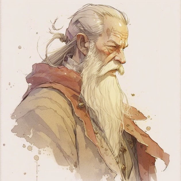 albus-dumbledore-art-style-of-akihiko-yoshida