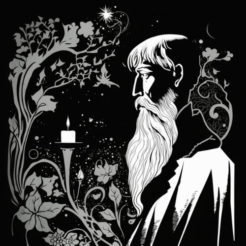 albus-dumbledore-art-style-of-aubrey-beardsley