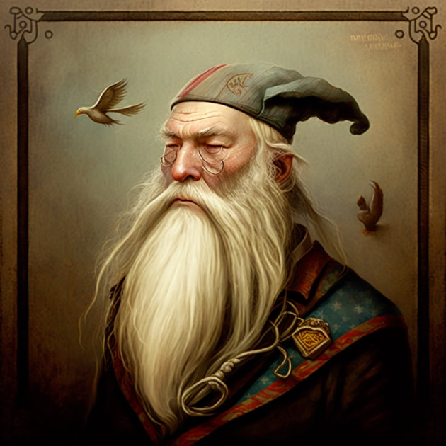 albus-dumbledore-art-style-of-benjamin-lacombe