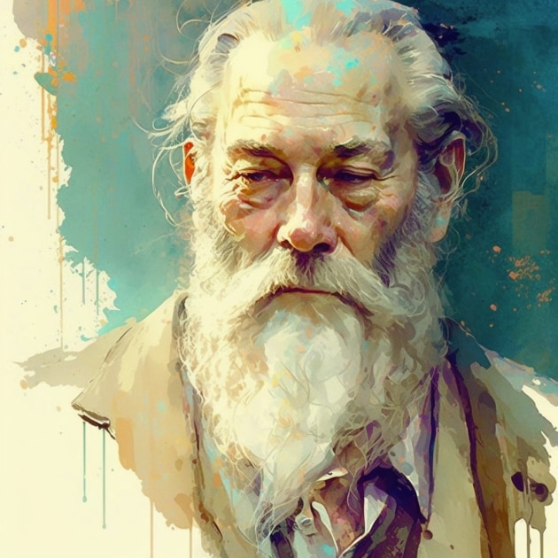 Albus Dumbledore in the Art Style of Coby Whitmore