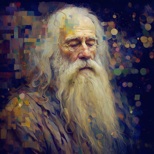 albus-dumbledore-art-style-of-gustav-klimt