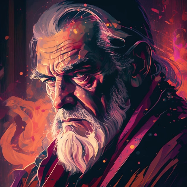 albus-dumbledore-art-style-of-jack-kirby